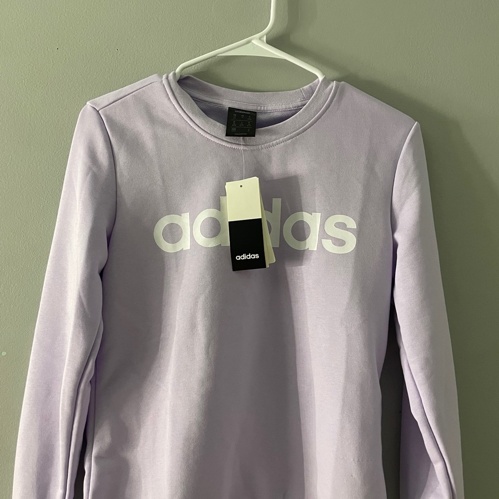 Adidas Light Purple Crewneck